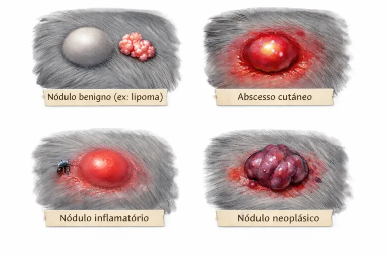 caroço em cachorro idoso